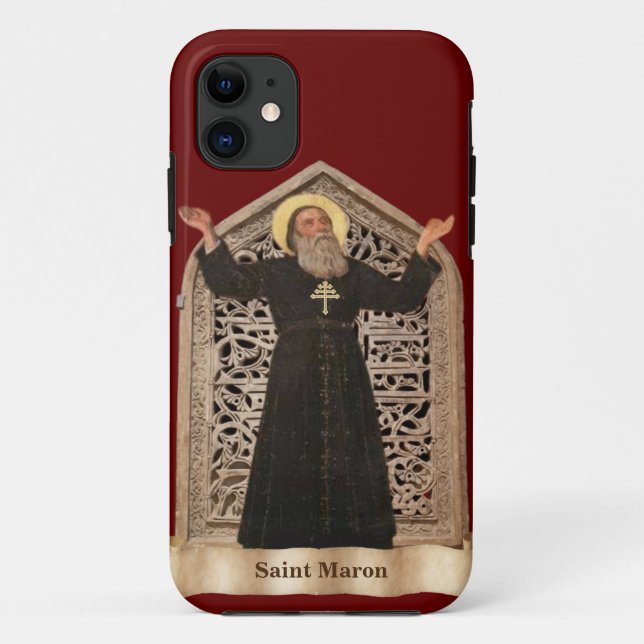 Capa Para iPhone 11 Maron, Patrão da Igreja Católica Maronita (Verso)