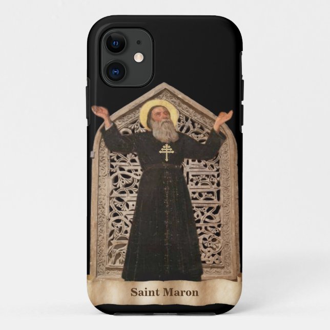 Capa Para iPhone 11 Maron, Patrão da Igreja Católica Maronita (Verso)