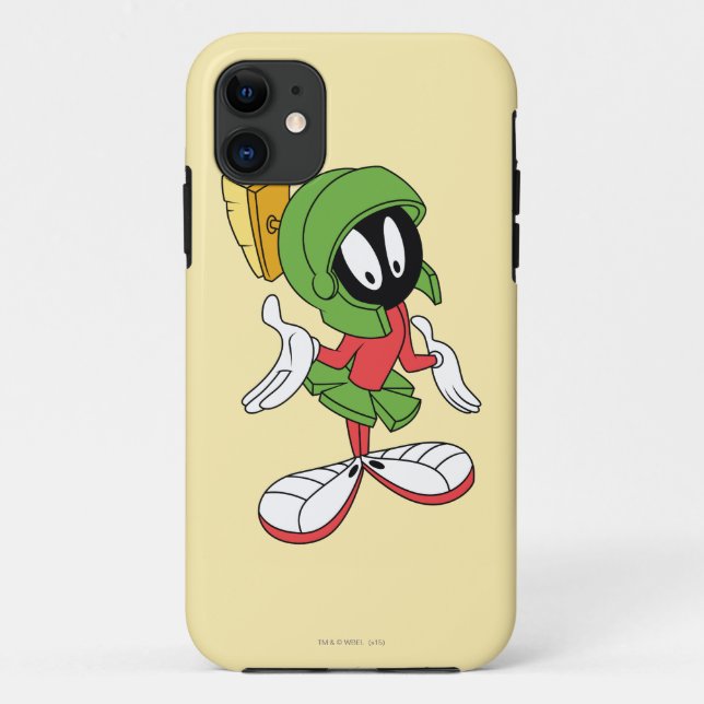 Capa Para iPhone 11 MARVIN THE MARTIAN™ Shrug (Verso)