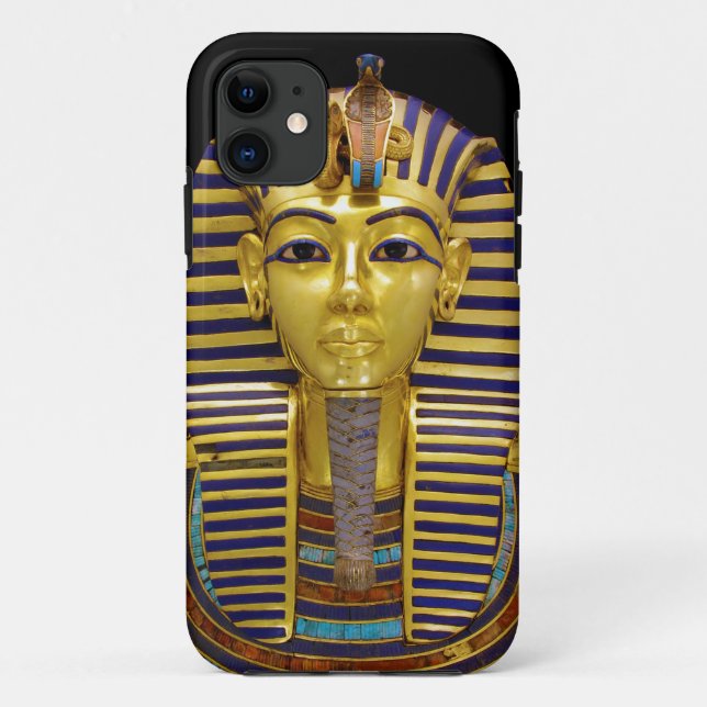 Capa Para iPhone 11 Máscara Real do Ouro Egípcio (Verso)