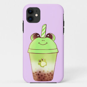 Capa Para iPhone 11 Matcha Bubble Tea Milk Tea Sapo