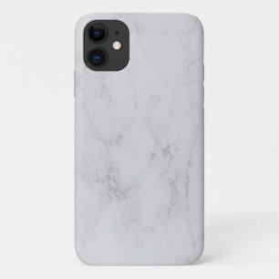 Capa Para iPhone 11 Mate de mármore branco de cinza mal existe
