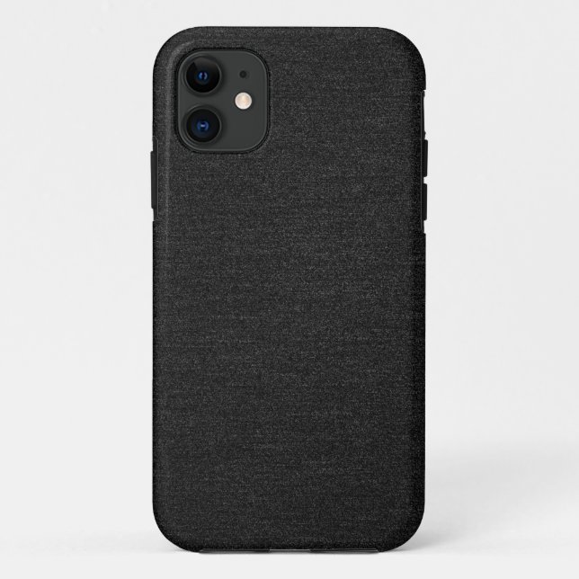 Capa Para iPhone 11 Mate de mármore preto - Mate - Mate Mough Apple (Verso)