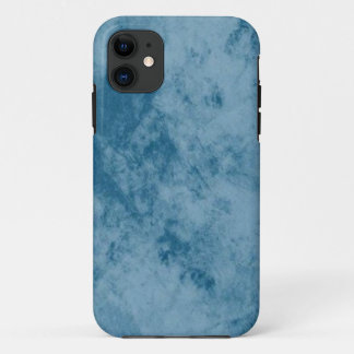 Capa Para iPhone 11 Mate de pedra azul-mármore - iPhone de maçã difíci