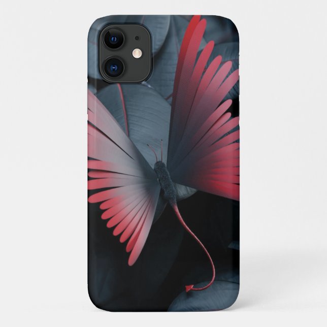 Capa Para iPhone 11 Mate Mate Mate Mágico De Borboletas Mal Lá (Verso)