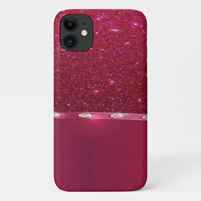 Capa Para iPhone 11 Mate vermelho-brilhante Mate Mal Ali (Verso)