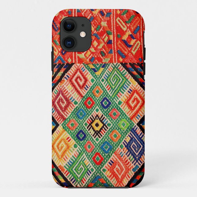 Capa Para iPhone 11 Matéria têxtil tecida nativa (Verso)