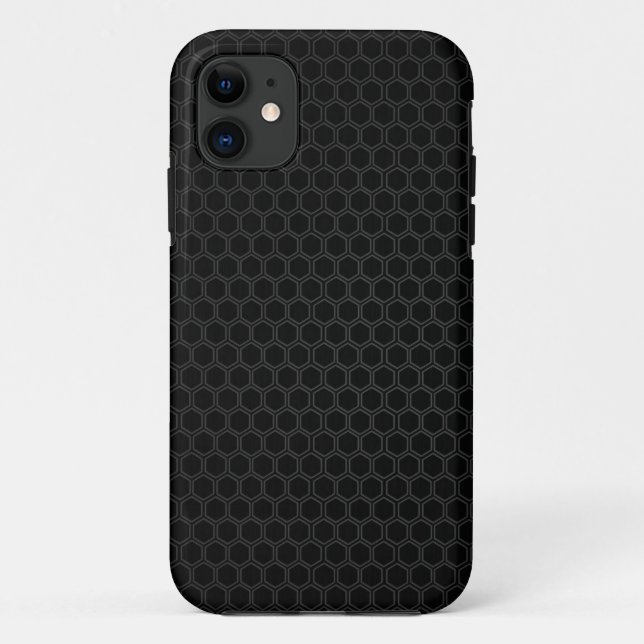 Capa Para iPhone 11 Matilha de malhas pretas Mate Tough Apple (Verso)
