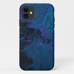 Capa Para iPhone 11 Matilha de mármore rosa azul, Mate, dura Maçã