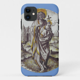 Capa Para iPhone 11 Medalhão com São João Batista