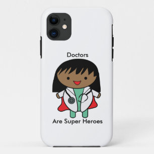 Capa Para iPhone 11 Médica Afro-Americana Hero Personaliza