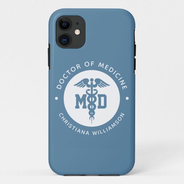 Capa Para iPhone 11 Médico de Medicina Médico Personalizado (Verso)