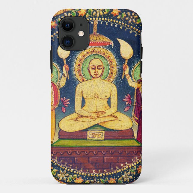Capa Para iPhone 11 Meditação Buda com Yoga (Verso)