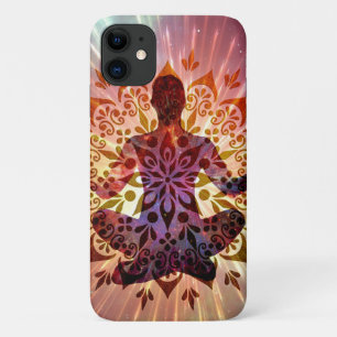 Capa Para iPhone 11 Meditação Zen Yoga Lotus Mandala Namaste