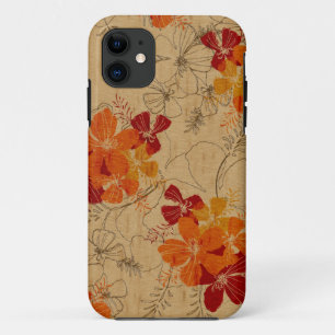 Capa Para iPhone 11 Meia-noite Jardim Havaiano Surfboard iPhone 5 Capa