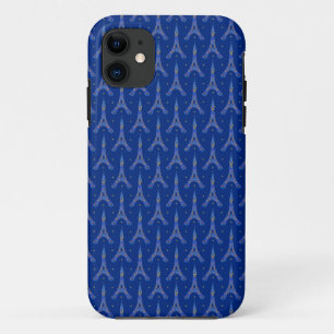 Capa Para iPhone 11 Meia-noite na torre Eiffel de Paris