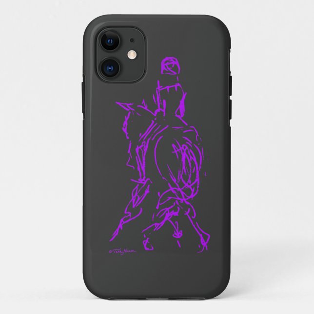Capa Para iPhone 11 Meio Pass Purple iPhone 5 (Verso)