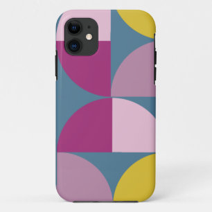 Capa Para iPhone 11 meio século psíquico cor rosa púrpura mo