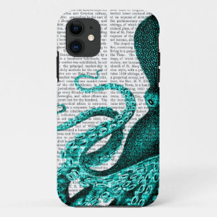 Capa Para iPhone 11 Meio Verde de Octopus