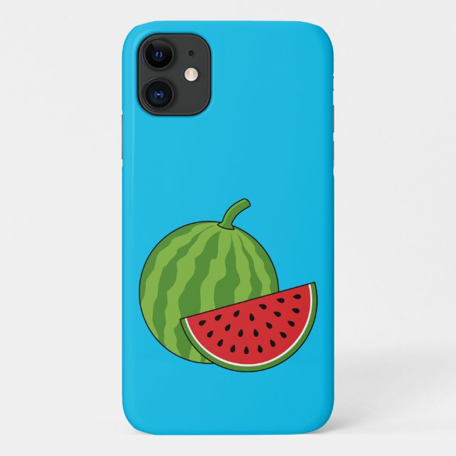 Capa Para iPhone 11 Melancia e Fatia (Verso)