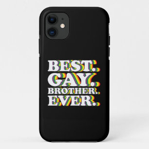 Capa Para iPhone 11 Melhor Irmão Gay de Sempre Família Orgulho LGBTQ A