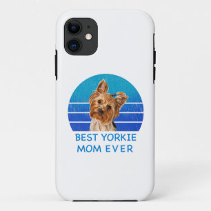 Capa Para iPhone 11 Melhor mãe de Yorkshire terrier  