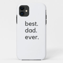 Capa Para iPhone 11 melhor pai sempre escuro