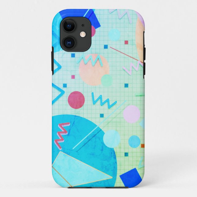 Capa Para iPhone 11 Memphis #82 Greenleaf (Verso)