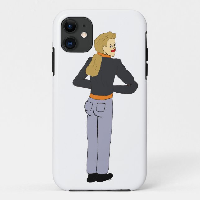 Capa Para iPhone 11 menina (Verso)