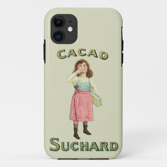 Capa Para iPhone 11 Menina Açúcar Beijo de Chocolate Vitoriana (Verso)