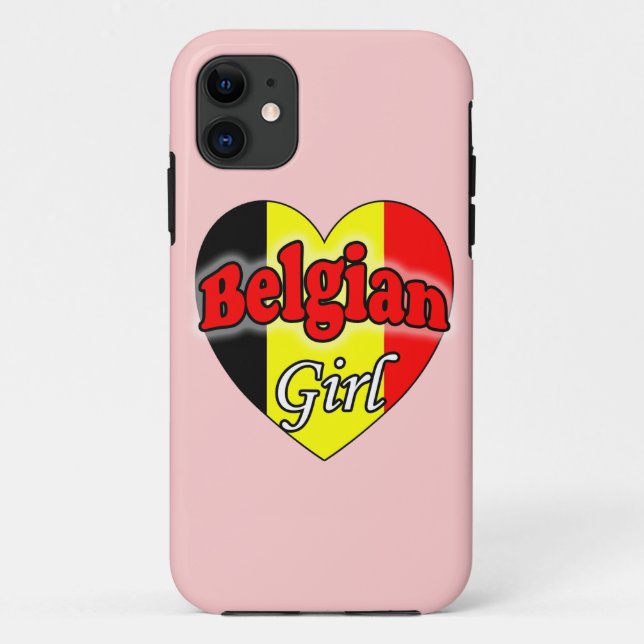 Capa Para iPhone 11 Menina belga (Verso)