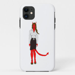 Capa Para iPhone 11 menina diabólica