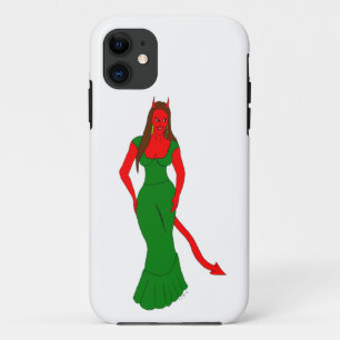 Capa Para iPhone 11 menina diabólica