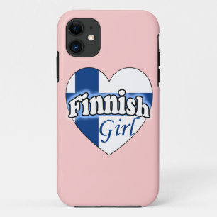 Capa Para iPhone 11 Menina Finlandesa