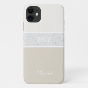Capa Para iPhone 11 Menina Mínima Branca Suave