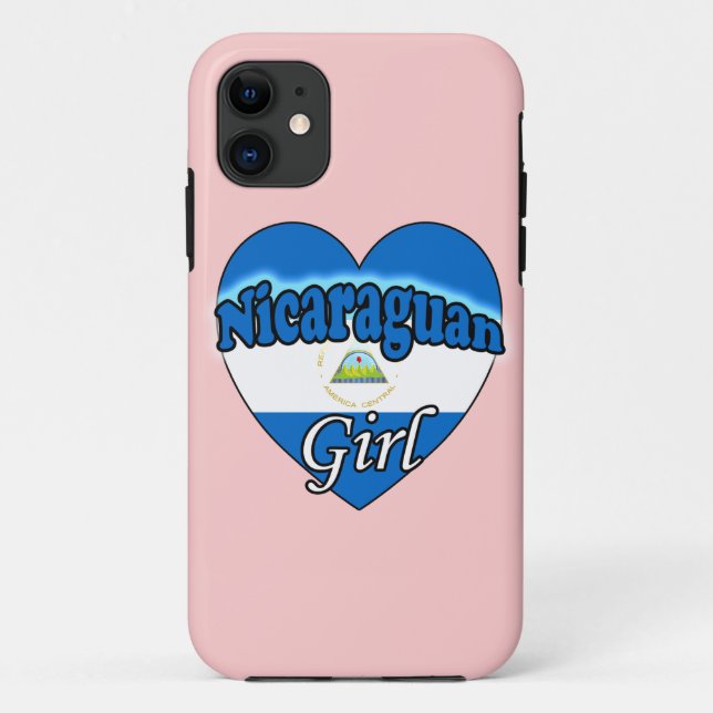 Capa Para iPhone 11 Menina Nicarágua (Verso)