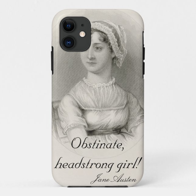 Capa Para iPhone 11 Menina obstinado obstinado (Verso)