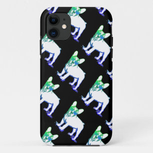 Capa Para iPhone 11 Menino Bulldogue Francês mais giro