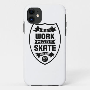 Capa Para iPhone 11 Menos trabalho mais skate - skate