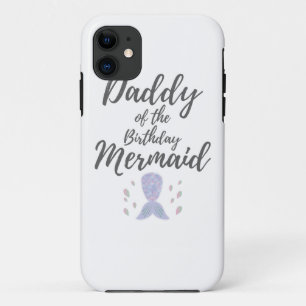 Capa Para iPhone 11 Mens Merdad Festa de aniversário Sereia Pai Presen