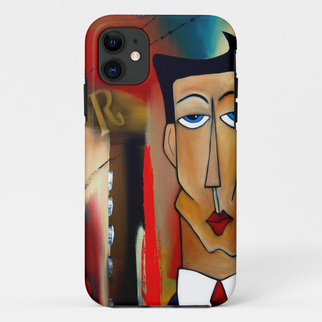 Capa Para iPhone 11 merger-abstrato art (Verso)