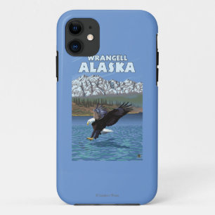 Capa Para iPhone 11 Mergulho da águia americana - Wrangell, Alaska