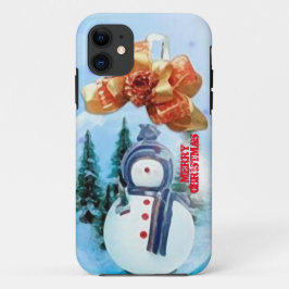 Capa Para iPhone 11 Merry Christmas Snow_iphone5