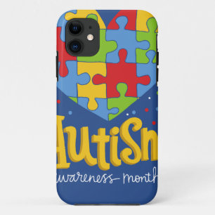 Capa Para iPhone 11 mês de conscientização sobre autismo