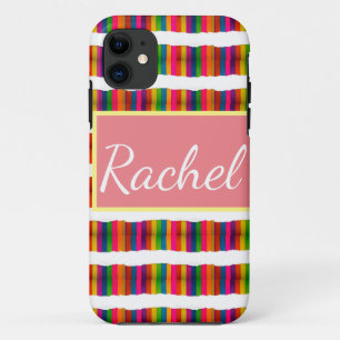 Capa Para iPhone 11 Mês do orgulho do arco-íris de volta às aulas adic