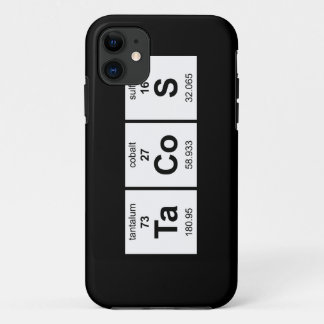 Capa Para iPhone 11 Mesa periódica dos TaCoS