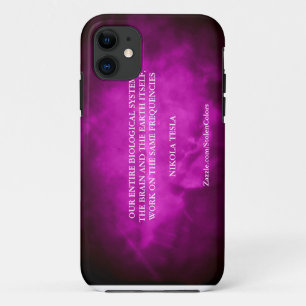 CAPA PARA iPhone 11 MESMAS FREQUÊNCIAS - NIKOLA TESLA