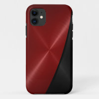 Metal de aço inoxidável vermelho e preto