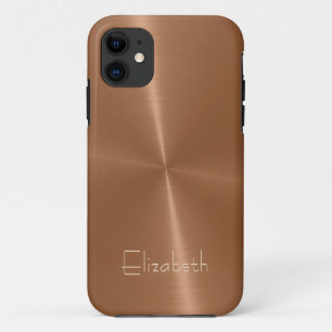 Capa Para iPhone 11 Metal de aço radial brilhante legal 2