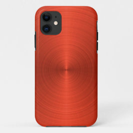 Capa Para iPhone 11 Metálico Laranja